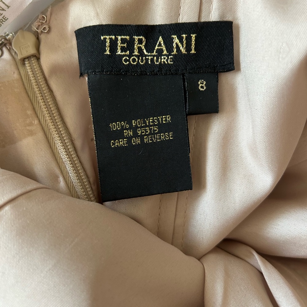 NWT Terani Couture Jeweled Mermaid Prom Dress Style P1575 - Size 8 - Picture 11 of 11